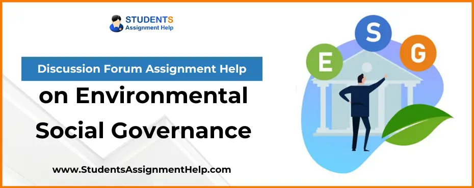 Environmental Social Governance Assignment Help