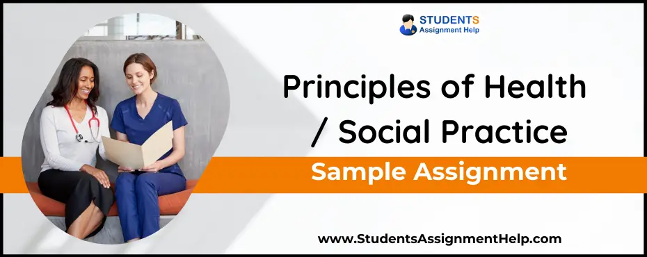 Principles of Health and Social Practice : Sample Assignment