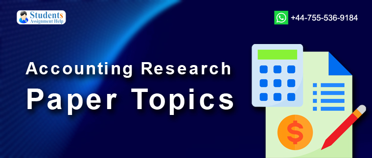 accounting research paper topics