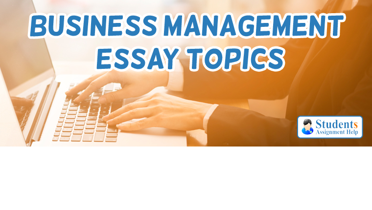 business management essay title