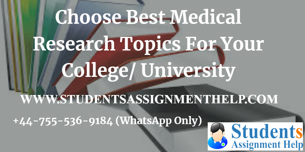 research topic ideas medical