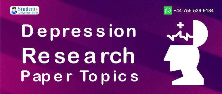 research topics on depression and anxiety