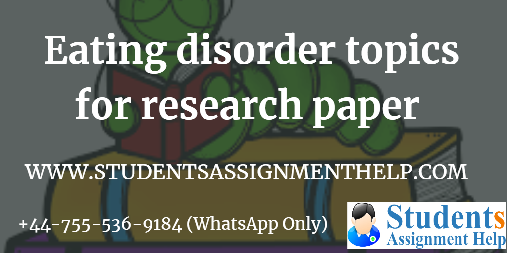 eating disorder research paper topics