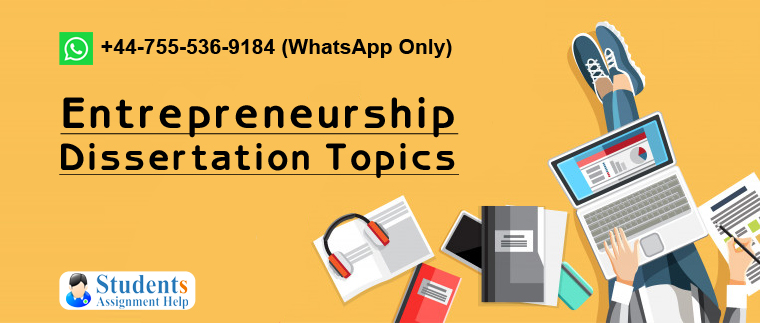 master thesis entrepreneurship topics