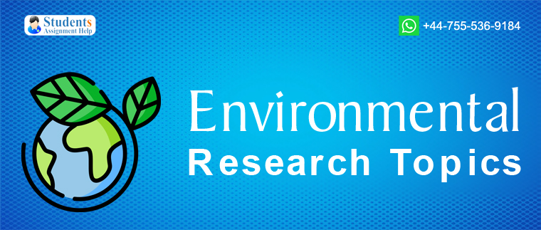 environmental studies assignment topics