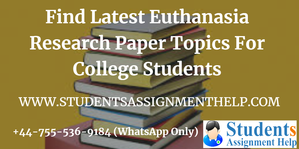 Research papers about euthanasia