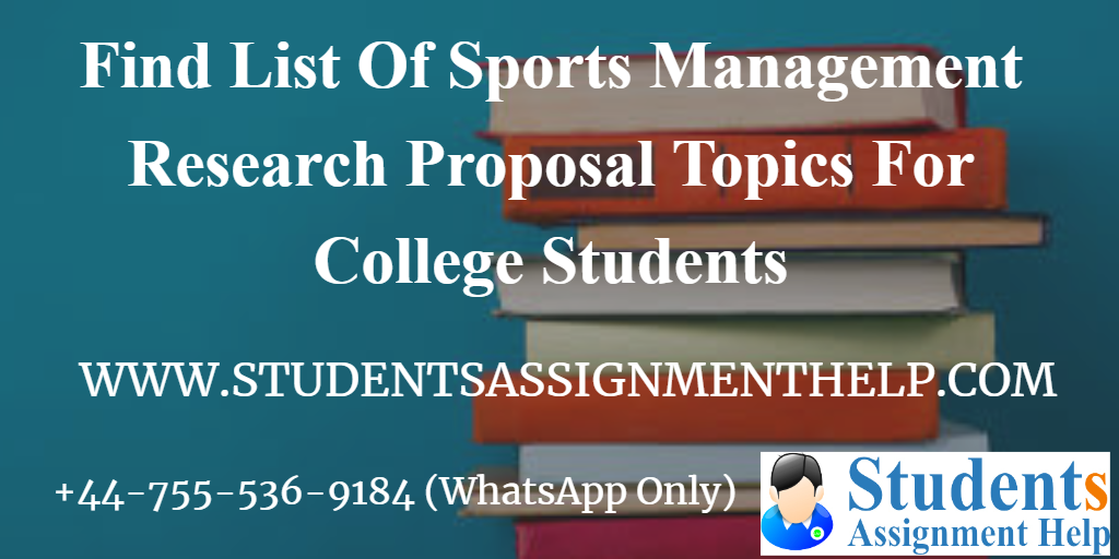 sports management thesis ideas