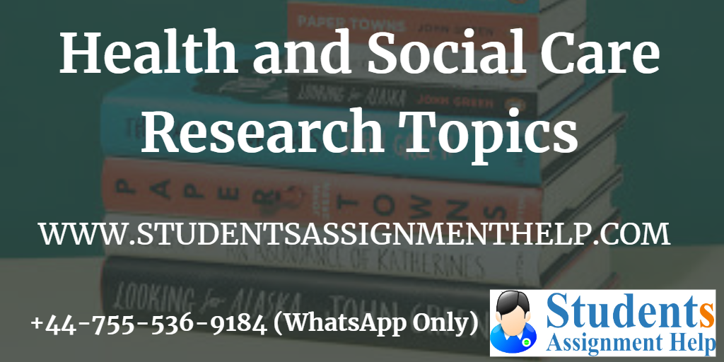 research topics health and social care