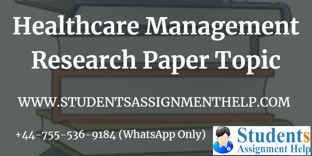 research topic for health care management