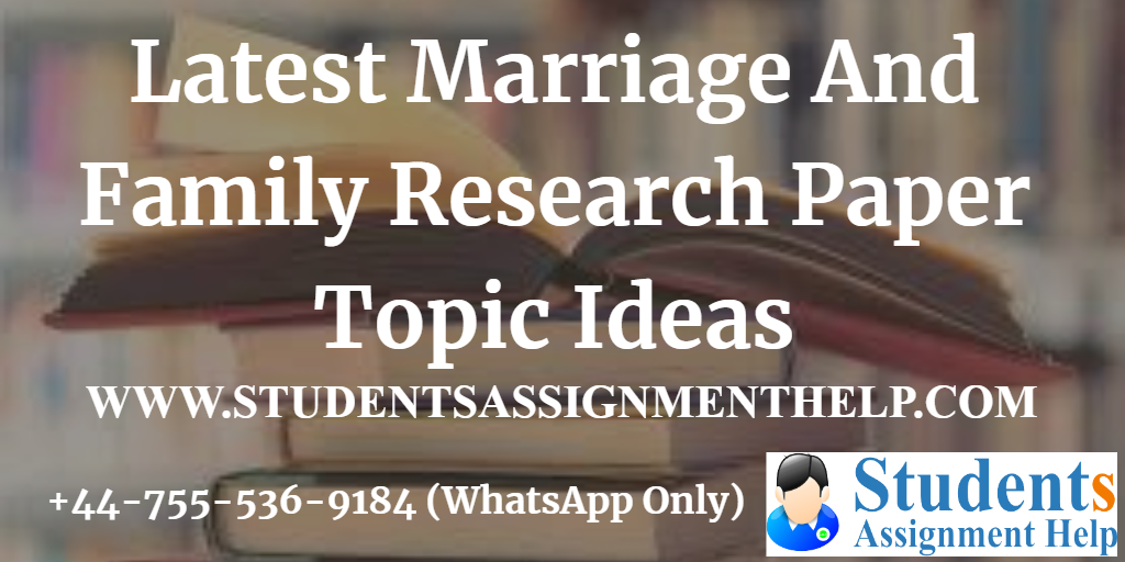 research paper about marriage