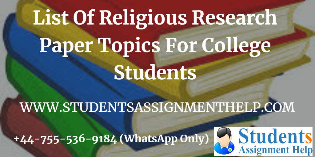 Religion research papers