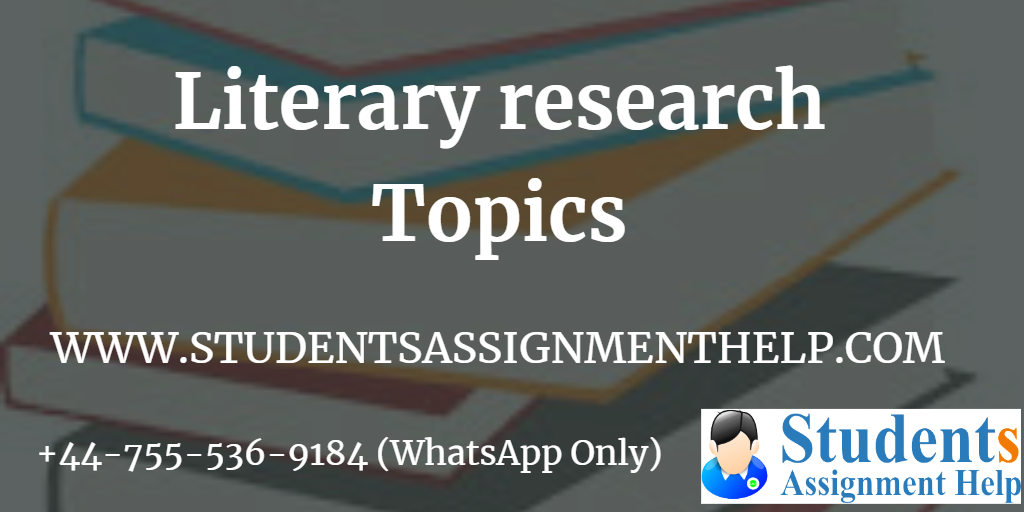 literature topics to research