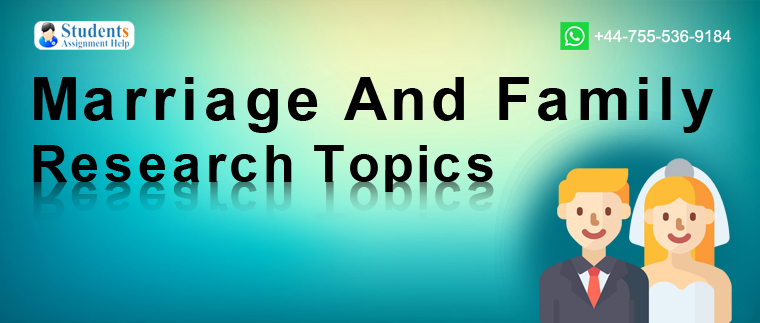 research topics of marriage