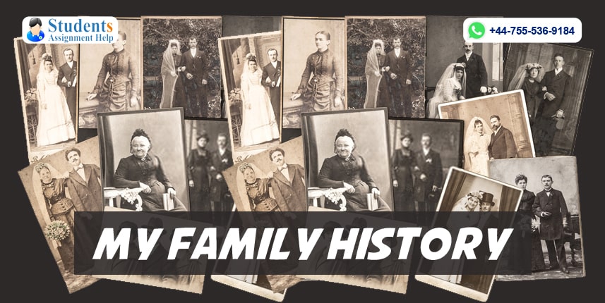 Personal Narrative: My Family History Project