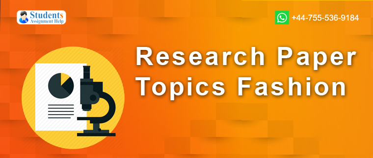 Fashion research paper
