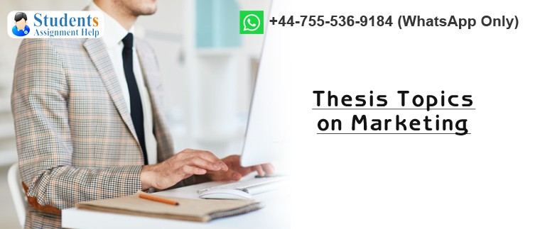 thesis topics online marketing