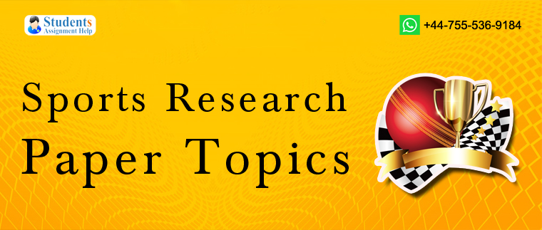 topics about sports for research papers