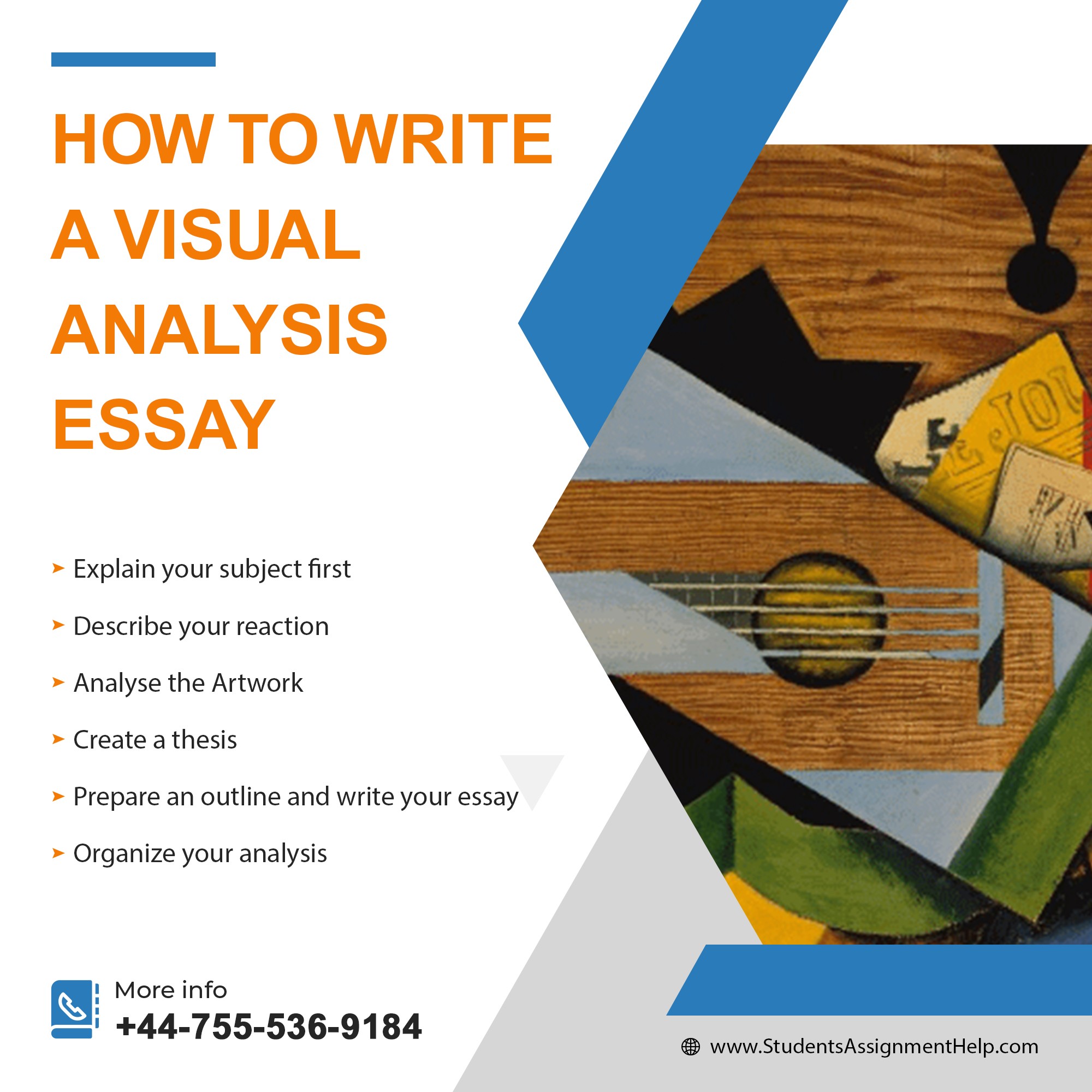 how to write a good visual essay