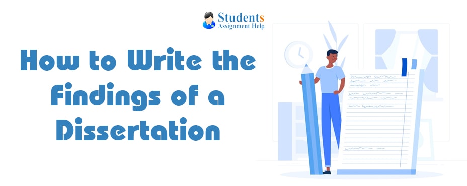 how to write your findings in a dissertation