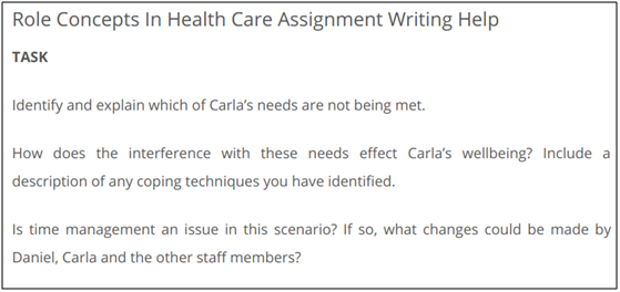 HUCL1101 Role Concepts in Healthcare Assessment Answer