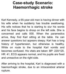 case-study scenario pathophysiology disease