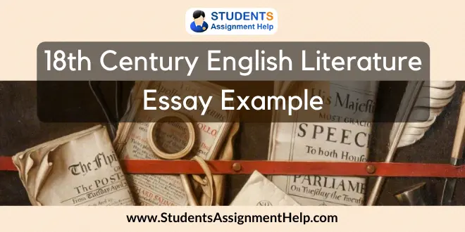 18th Century English Literature Essay Example