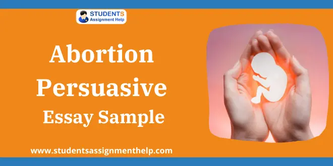 Abortion Persuasive Essay Sample