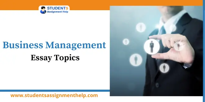 business management essay topics