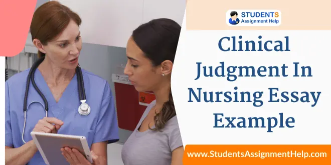 Clinical Judgment in Nursing Essay Example