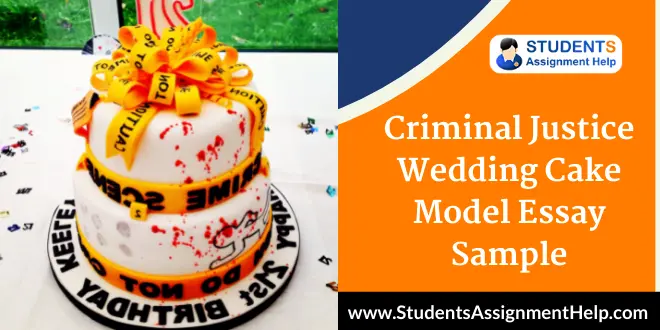 Criminal Justice Wedding Cake Model Essay Sample