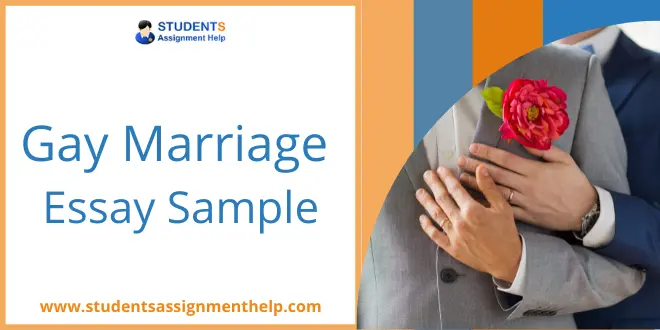 Gay Marriage Essay Sample