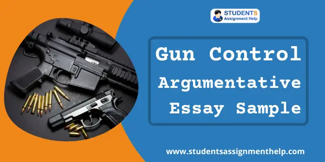 Gun Control Argumentative Essay Sample