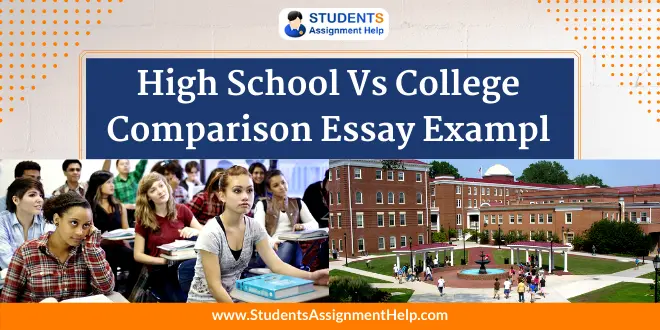 high school vs college comparison essay