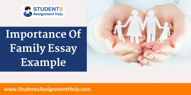 Importance of Family Essay Example