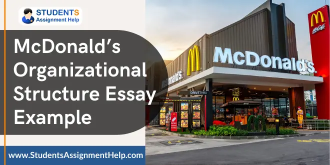 McDonald’s Organizational Structure Essay Example