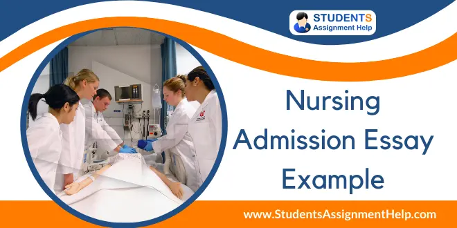 Nursing Admission Essay Example