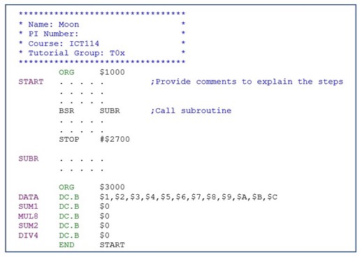 ICT114 Computer Architecture Tutor-Marked Assignment Question | SUSS