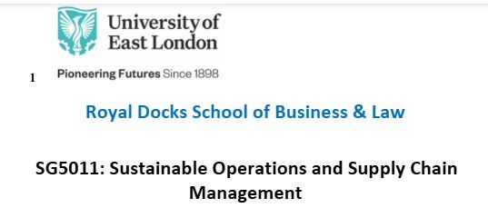 SG5011 Assessment Brief