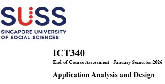 ICT340 Application Analysis and Design End-of-Course Assessment 2026