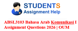 ABSL3103 Assignment Questions 2026